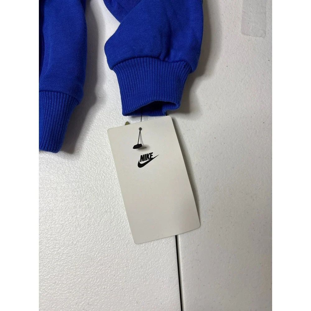 Nike Toddler Hoodie Blue Pullover Long Sleeve Graphic‎ Logo Sweatshirt 2T